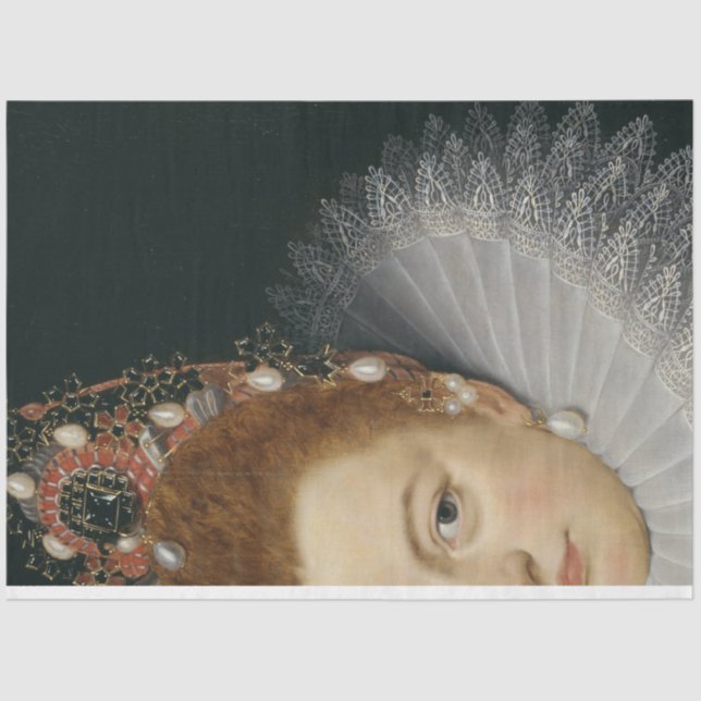 Queen Mother Decoupage Papers Seidenpapier (Vorderseite)