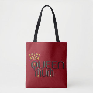 Queen Mum mit Kronen + dein Backgr. Ideen Tasche