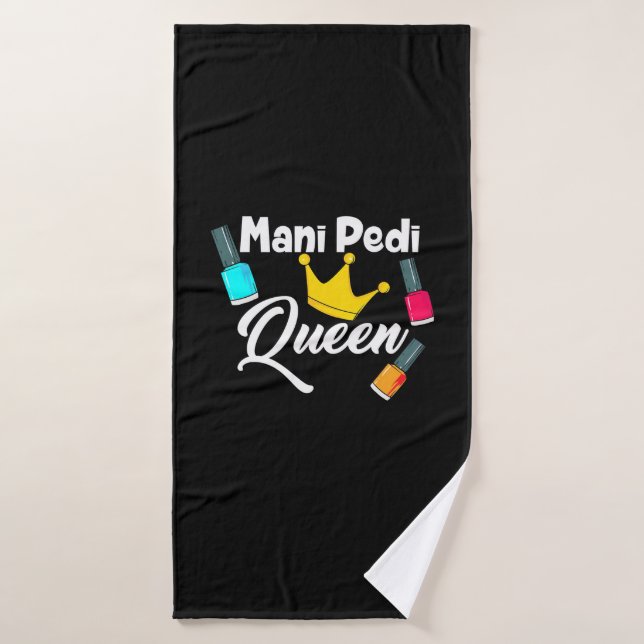 Queen Nail Artist Badehandtuch (Badehandtuch)