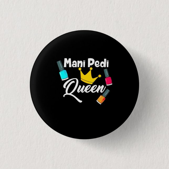 Queen Nail Artist Button (Vorderseite)