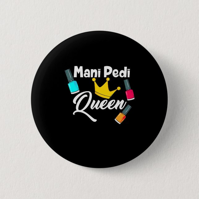 Queen Nail Artist Button (Vorderseite)