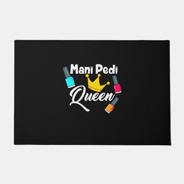 Queen Nail Artist Fußmatte (Vorderseite)