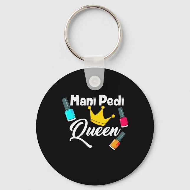 Queen Nail Artist Schlüsselanhänger (Vorderseite)