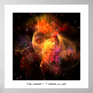 QUEEN NEBULA DRINT POSTER
