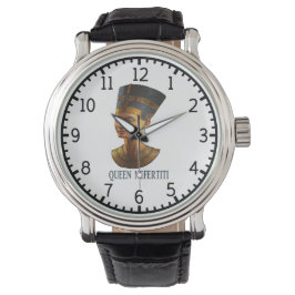 Queen Nefertiti Antikes Geschenkdesign Armbanduhr