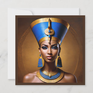 "Queen Nefertiti" Schöne antike afrikanische König