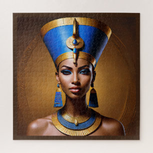 "Queen Nefertiti" Schöne antike afrikanische König