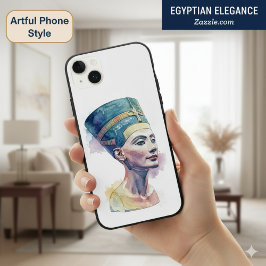 Queen Nefertiti Watercolor - Ägyptische Kunst Case-Mate iPhone 14 Plus Hülle