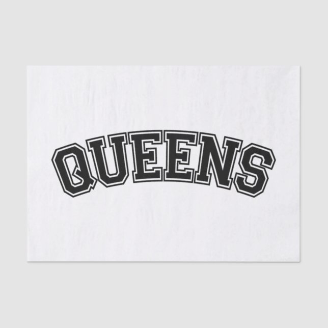 QUEEN, NYC SEIDENPAPIER (Vorderseite)