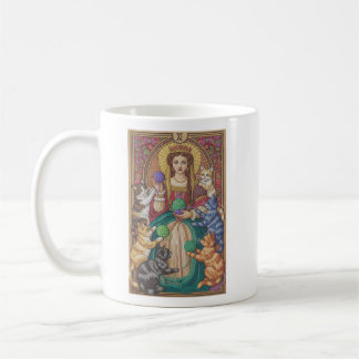Queen Of Cats Tarot Card Mug Kaffeetasse