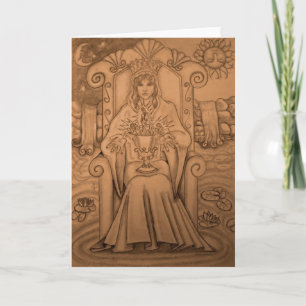 Queen of Cups - Carte Tarot