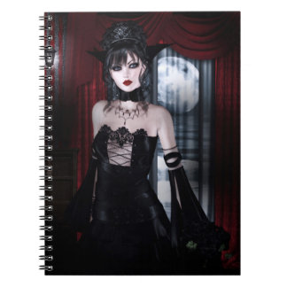 Queen of Eternity Vampire Gothic Girls Art Notizblock