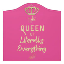 Queen of Everything lustige Bougie Gold