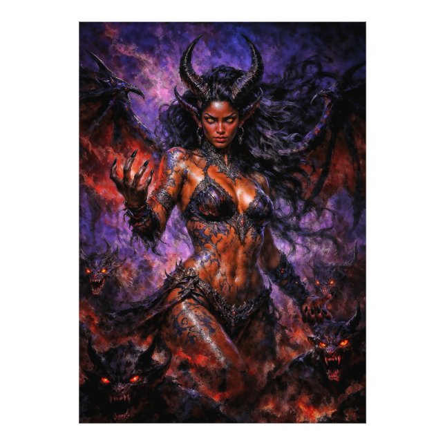 Queen of Hell Lilith Fotodruck (Vorne)
