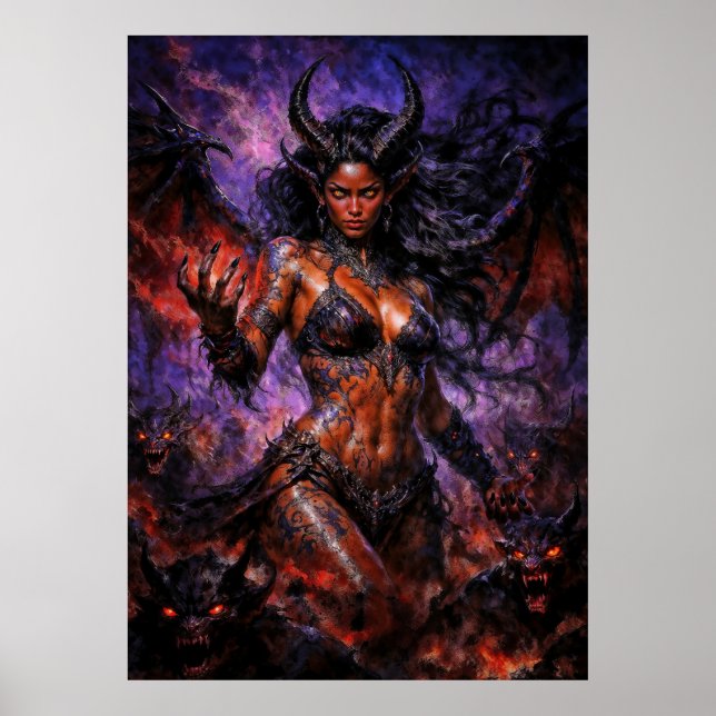 Queen of Hell Lilith Poster (Vorne)