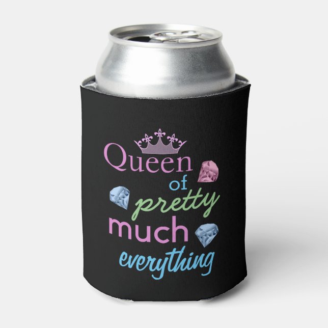 "Queen of Hübsch Much Everything" Dosenkühler (Kanne Vorderseite)