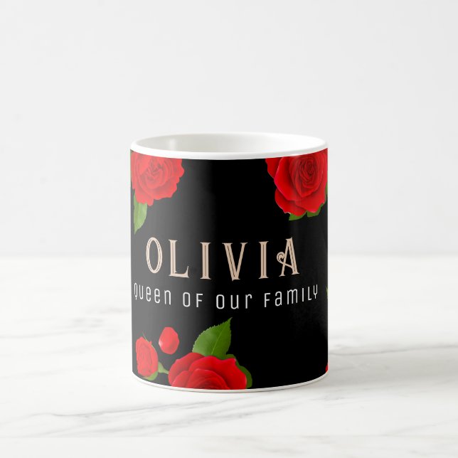 Queen of Our Family Coffee Mug for Mom Kaffeetasse (Mittel)