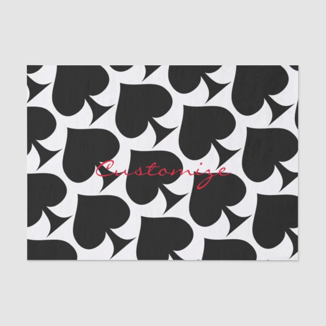 Queen of Spades Black Thunder_Cove Seidenpapier (Vorderseite)