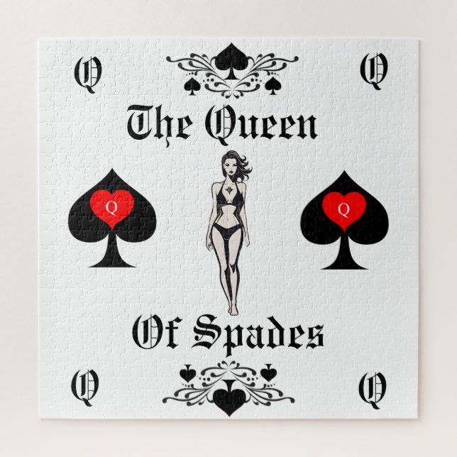 Queen of Spades Tarot Card Thunder_Cove (Vertikal)