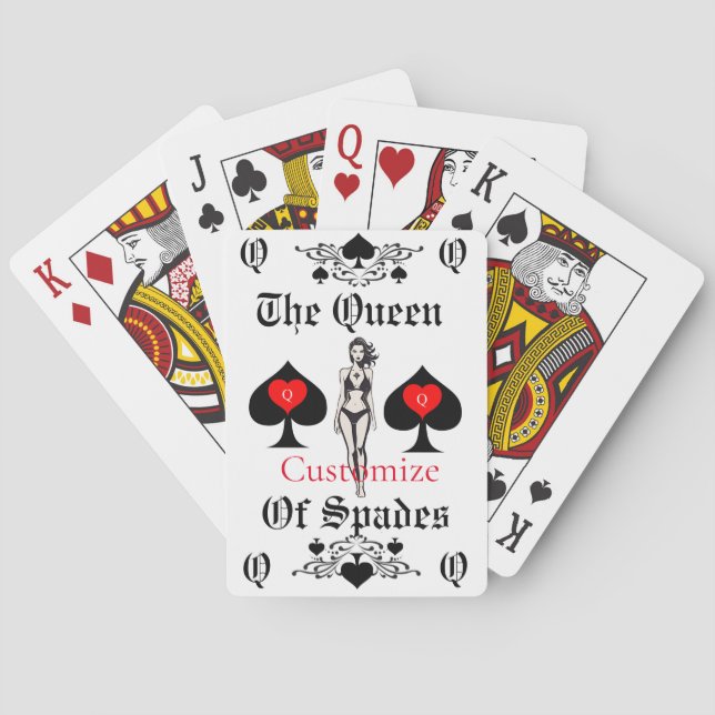 Queen of Spades Tarot Card Thunder_Cove Spielkarten (Rückseite)