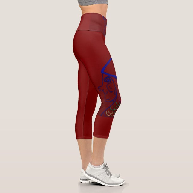 Queen of the Gnomes Capri Leggings (Rechts)