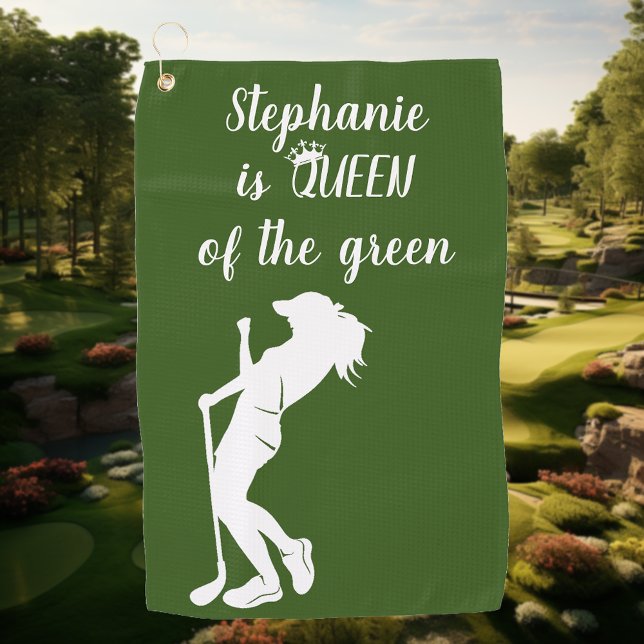Queen Of the Green Golf Golf pour sa serviette de  (Créateur téléchargé)