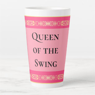Queen of the Swing Pink Milchtasse