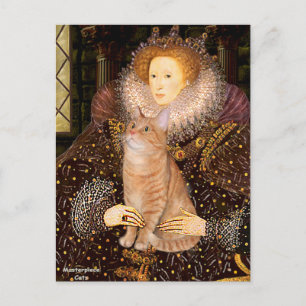 Queen - Orange Tabby Katze 46 Postkarte