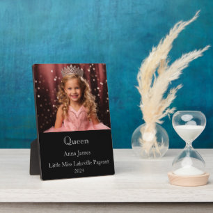 Queen Pageant Plaque Fotoplatte