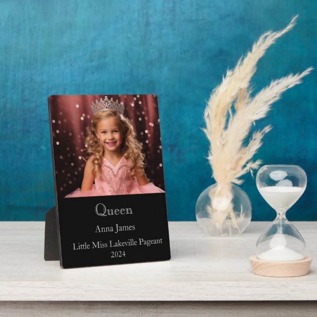 Queen Pageant Plaque Fotoplatte (Seite)