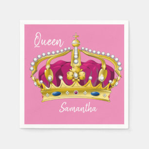 Queen Paper Napkins Serviette