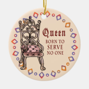 Queen Personnalisée ne sert aucun ornement
