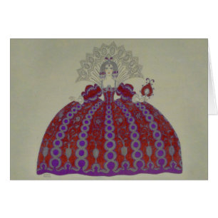 Queen Plate ~ Art Paint Vintag Dress Liebe