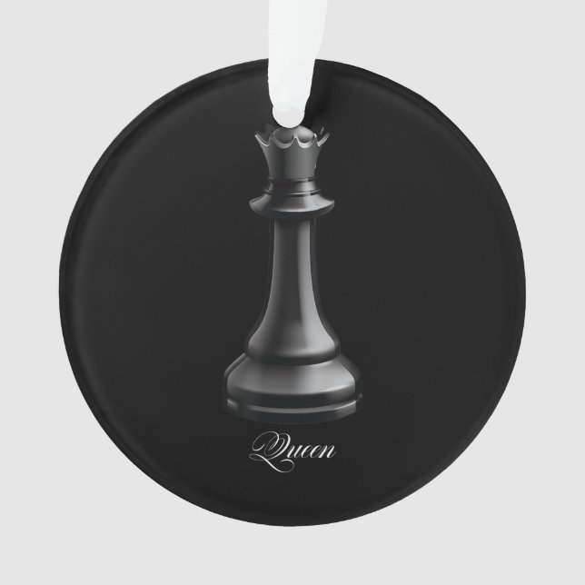 Queen Schach Piece Halloween Kostümschach Lover Ornament (Vorderseite)