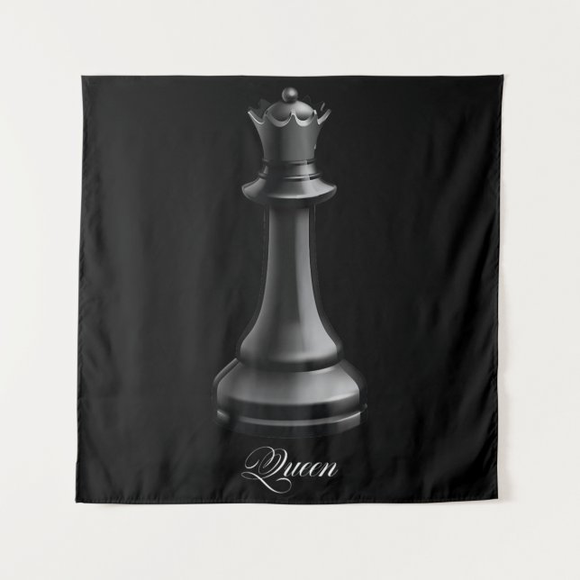 Queen Schach Piece Halloween Kostümschach Lover Wandteppich (Vorderseite)
