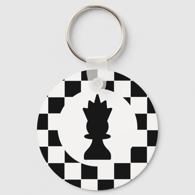 Queen Schach Piece - Schlüsselanhänger - Schach -  (Vorderseite)