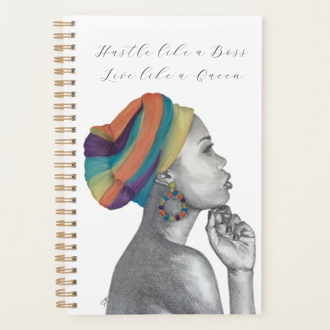 Queen Spiral Planner Planer (Vorderseite)