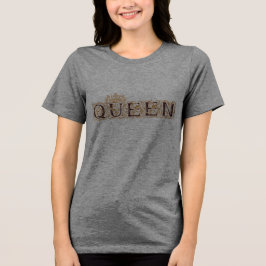 Queen Statement-T - Shirt - Design für Minimalisti