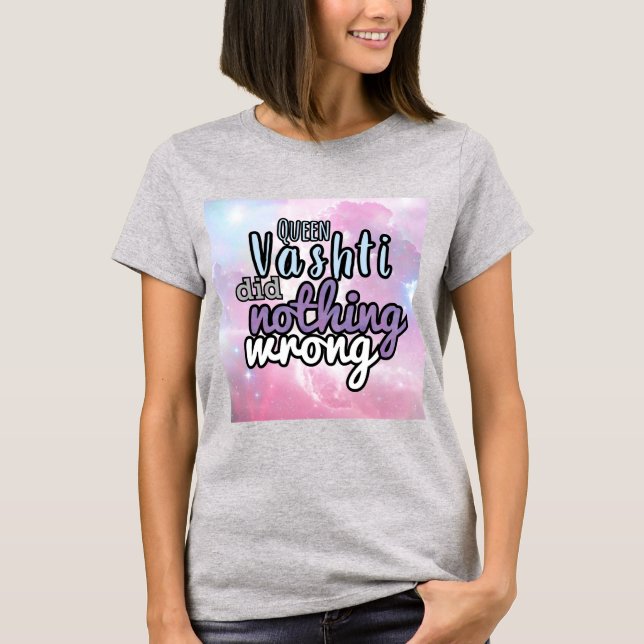 Queen Vashti Purim T - Shirt (Vorderseite)