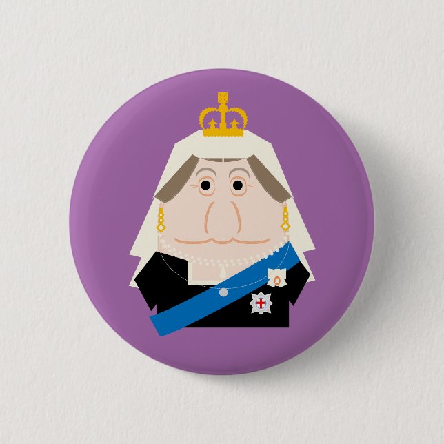 Queen Victoria Button (Vorderseite)