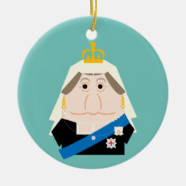 Queen Victoria Keramik Ornament