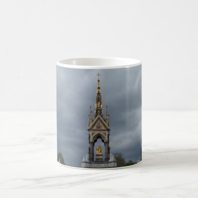 Queen Victoria & Prince Albert White Coffee Mug (Centre)