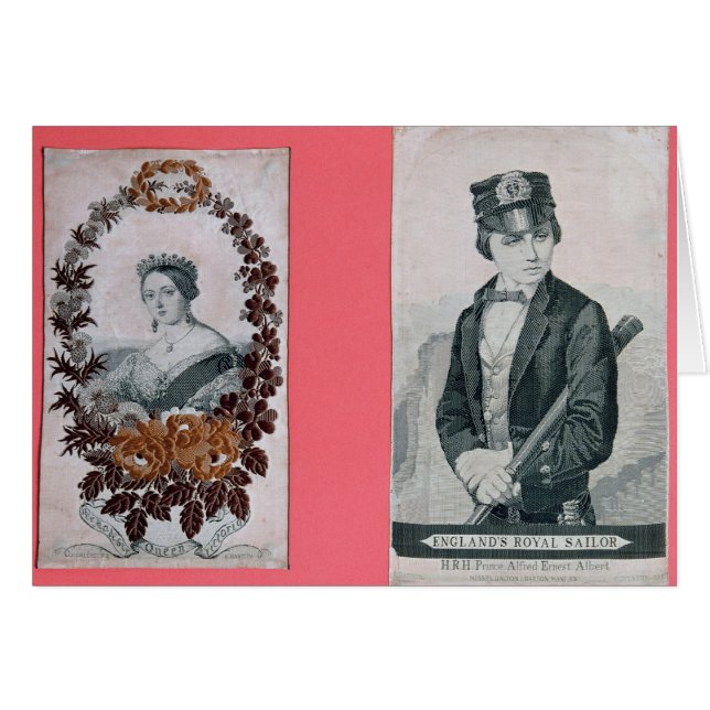 Queen Victoria und Prince Albert Lesezeichen (Vorderseite (Horizontal))