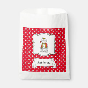 Queen Westie Dog West Highland White Terrier Geschenktütchen