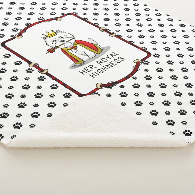 Queen Westie Dog West Highland White Terrier Sherpadecke (3/4)