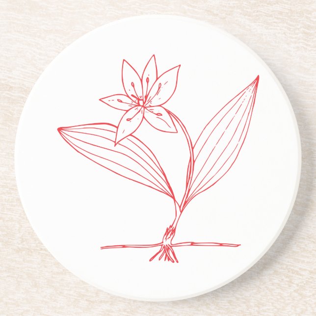 Queencup Beadlily Untersetzer (Vorne)