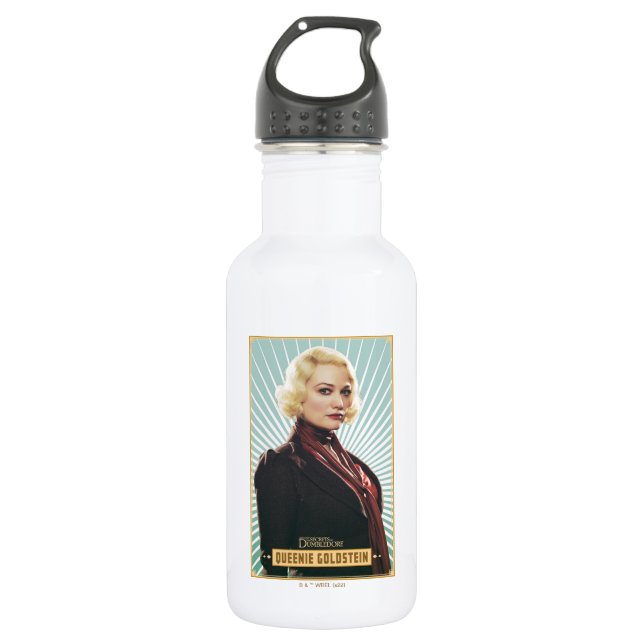 Queenie Goldstein Character Graphic Edelstahlflasche (Vorderseite)