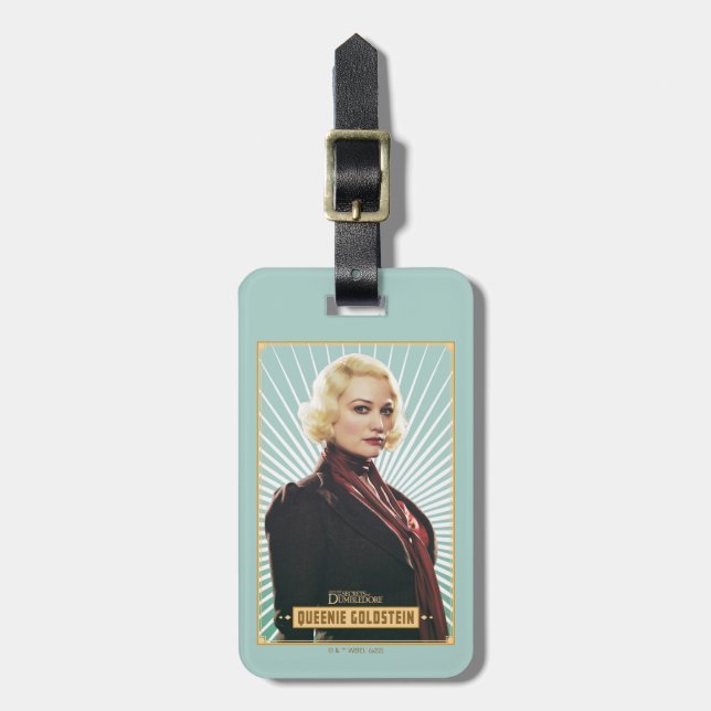 Queenie Goldstein Character Graphic Gepäckanhänger (Vorderseite vertikal)