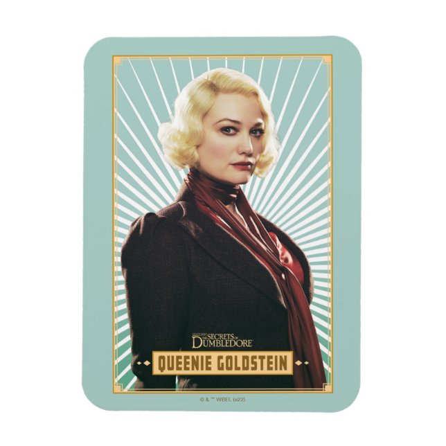 Queenie Goldstein Character Graphic Magnet (Vertikal)