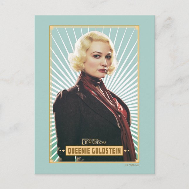 Queenie Goldstein Character Graphic Postkarte (Vorderseite)